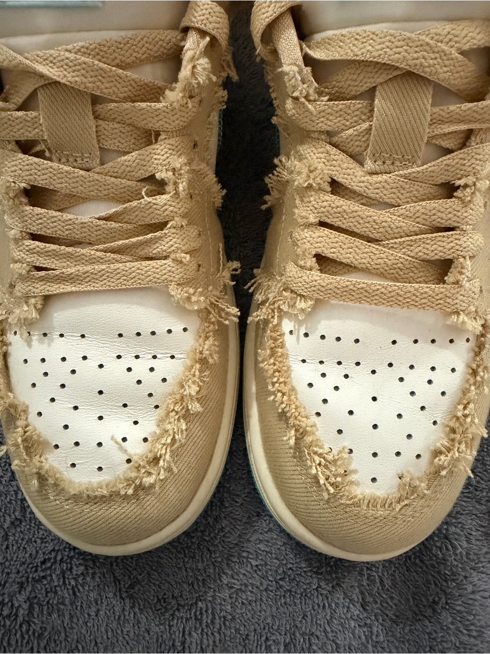 Jordan 1 Low SE “Wave” (Sesame/Dusty Cactus) Women’s Size 7.5 - Picture 2 of 11
